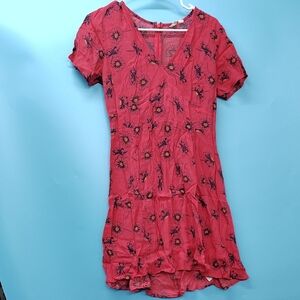 GAP Kids Casual Dress - Pink with Floral Print
